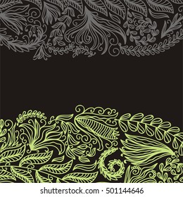 Beautiful floral background. Vector illustration.
