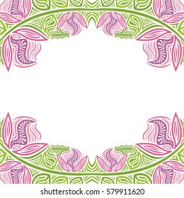Beautiful floral background. Vector illustration.