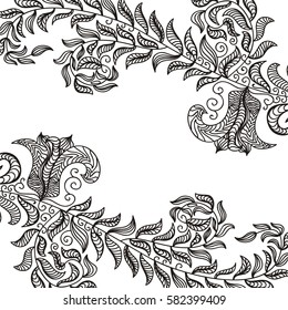 Beautiful floral background. Vector illustration.