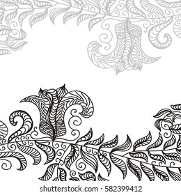 Beautiful floral background. Vector illustration.