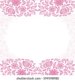 Beautiful floral background. Vector illustration.