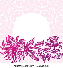 Beautiful floral background. Vector illustration.