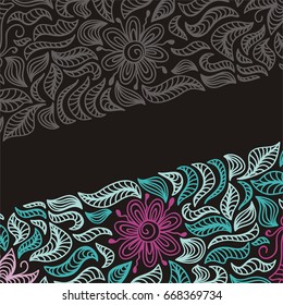 Beautiful floral background. Vector illustration.