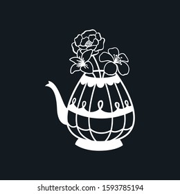 Beautiful Floral Cut File Element