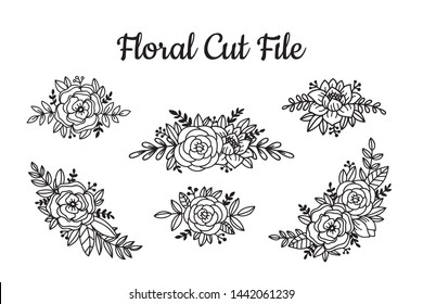 Download Floral Border Svg High Res Stock Images Shutterstock