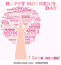 Beautiful floral decorated background, banner  for Happy Mothers Day celebration.