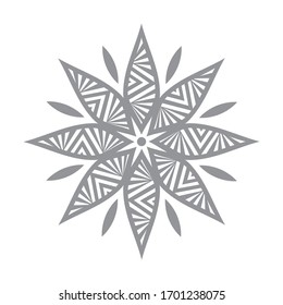 Beautiful floral decorative element. Vector illustration