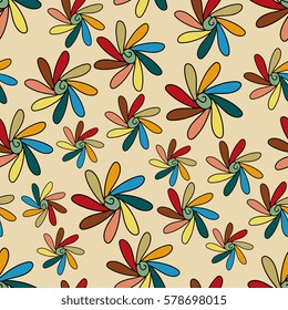 Beautiful floral decorative flower pattern background