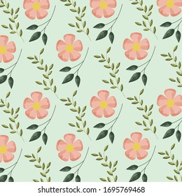 bello diseño de ilustración vectorial de motivos florales decorativos
