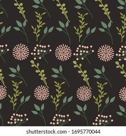 bello diseño de ilustración vectorial de motivos florales decorativos