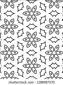 Beautiful floral decorative tile texture vector pattern shape design for many creative ideas