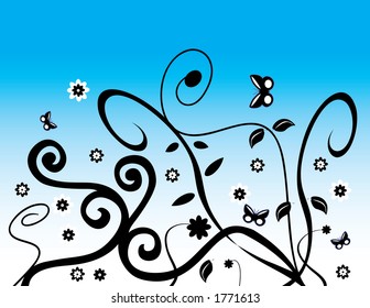 Beautiful floral design