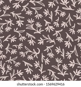 Beautiful Floral Design Vector Background Nature Seamless Pattern