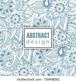 Beautiful floral design.Vector Illustration 