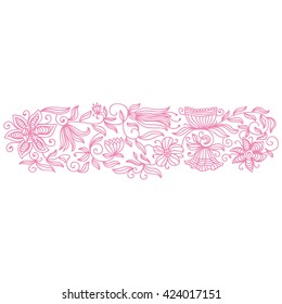 Beautiful floral element 