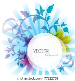 hermoso diseño de vectores florales