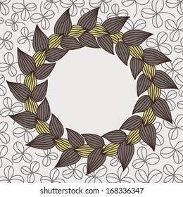 Beautiful floral frame