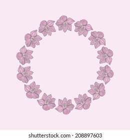 Beautiful floral frame.