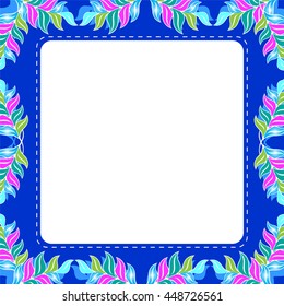Beautiful floral frame.