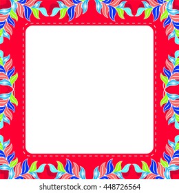 Beautiful floral frame.