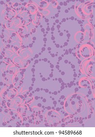 beautiful floral frame. vector illustration