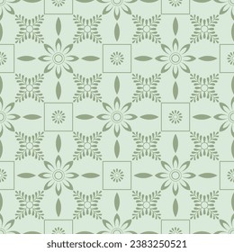 Beautiful Floral Geometrical Digital Textile Design background Texture for wallpaper on Pista color Background 