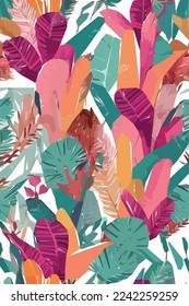 Beautiful floral illustration. Pattern for fabrics, wrappers, postcards, greeting cards, wedding invitations, banners, web.
