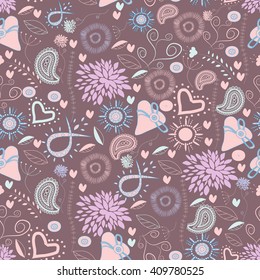 Beautiful  floral lacy pattern. Seamless pattern can be used for wallpaper, pattern fills, web page background,surface textures.Vintage Lace Doily Gorgeous 
