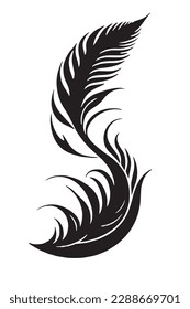 Beautiful floral leaf vector design