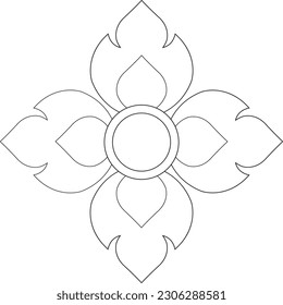 Beautiful floral line on white background in flat style. for wedding invitations and greeting cards original pastel decoration on light background.