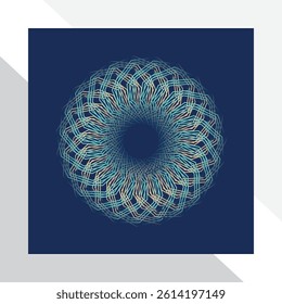 beautiful floral mandala art traditional islam