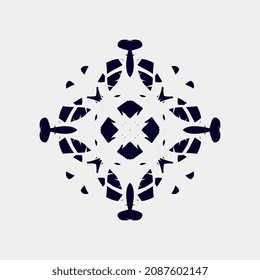 beautiful floral mandala pattern art