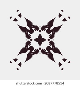 beautiful floral mandala pattern art
