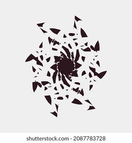 beautiful floral mandala pattern art