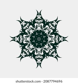 ilustración vectorial de motivos como flores florecientes para tatuajes femeninos masculinos o hermosos sellos de tela