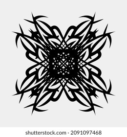 beautiful floral mandala pattern art