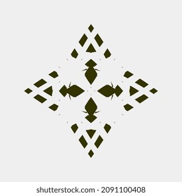 beautiful floral mandala pattern art