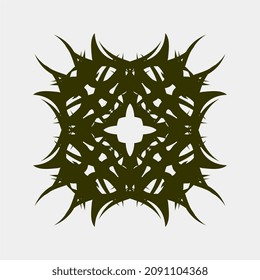 beautiful floral mandala pattern art