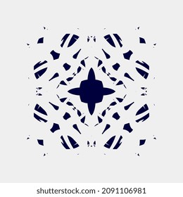 beautiful floral mandala pattern art