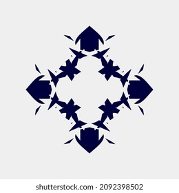 beautiful floral mandala pattern art
