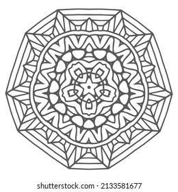 beautiful floral mandala vector for design