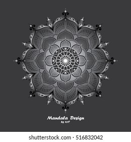 beautiful floral mandala vector design