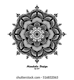 beautiful floral mandala vector design