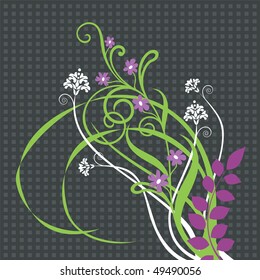 Beautiful floral ornament