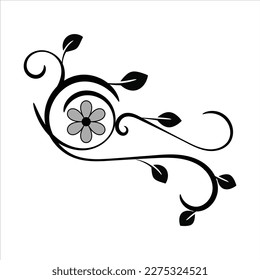 Beautiful floral ornaments vector, illustration, art work.