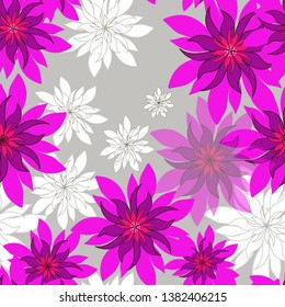 beautiful floral pattern, can be used for wallpaper and as a textile pattern