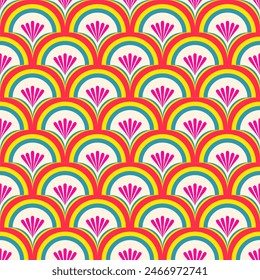 Beautiful floral pattern. Colorful floral pattern fabric. Floral pattern design for background, wallpaper, clothing, textile, wrapping, print, home decor, cover, mosaic