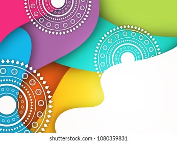 Beautiful floral pattern design with space for your text.