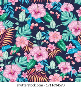 Hermoso vectorial de diseño floral