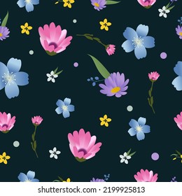 Beautiful floral pattern design for wallpaper,. background, printing needs, apparel. or cloth.